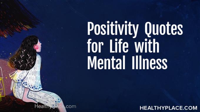 Positivitätszitate für das Leben mit psychischen Erkrankungen