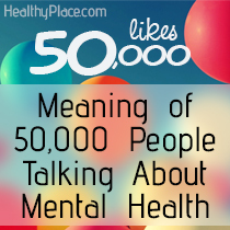 Bedeutung von 50.000 Menschen, die über psychische Gesundheit sprechen