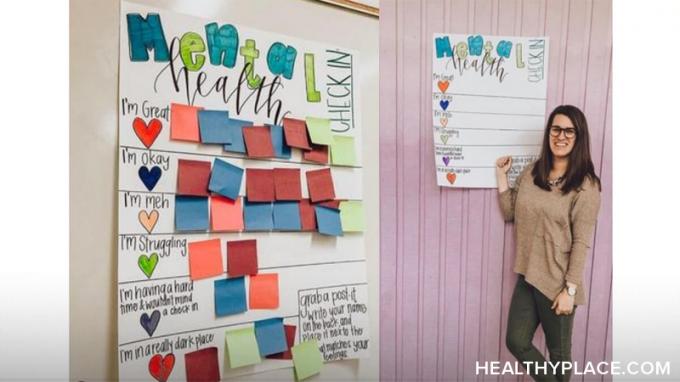 Wie unterrichten Sie Kinder im Klassenzimmer über psychische Gesundheit? Es ist so einfach wie das Erstellen einer Check-in-Tabelle für die psychische Gesundheit. Lesen Sie mehr auf HealthyPlace.