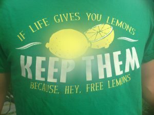 Wenn das Leben dir Zitronen gibt, keine Panik